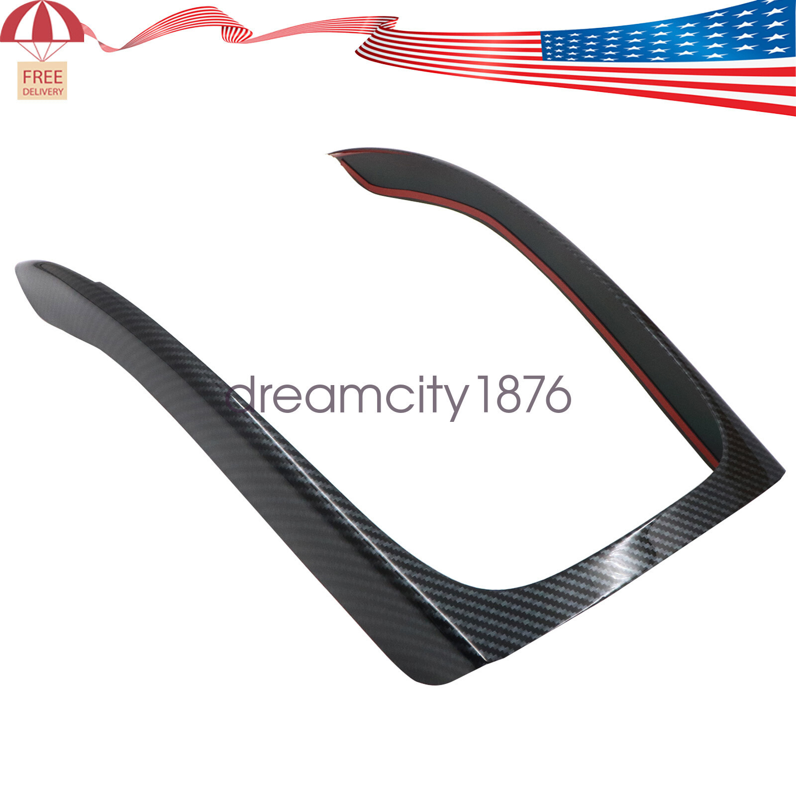 Fits audi A4 A5 S4 S5 2008-2016 Carbon Fiber Center Console Gear Shift Frame