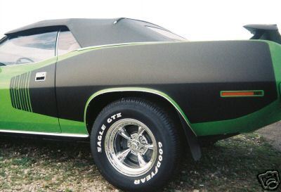 Fits 1971 Plymouth Cuda Hemi Billboard Side Stripe Kit Mopar White