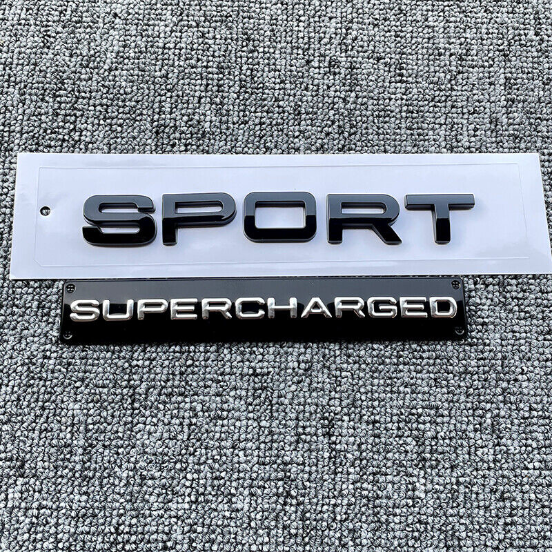 For Range Rover Land Rover Sport SUPERCHARGED Tailgate Rear Trunk Badge Emblem