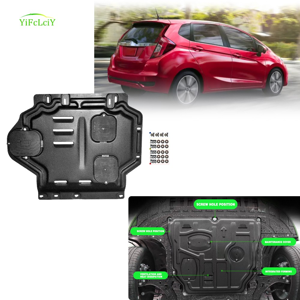 Front Skid Plate For Honda Fit 2009-2020 Underbody Engine Splash Shield Cover