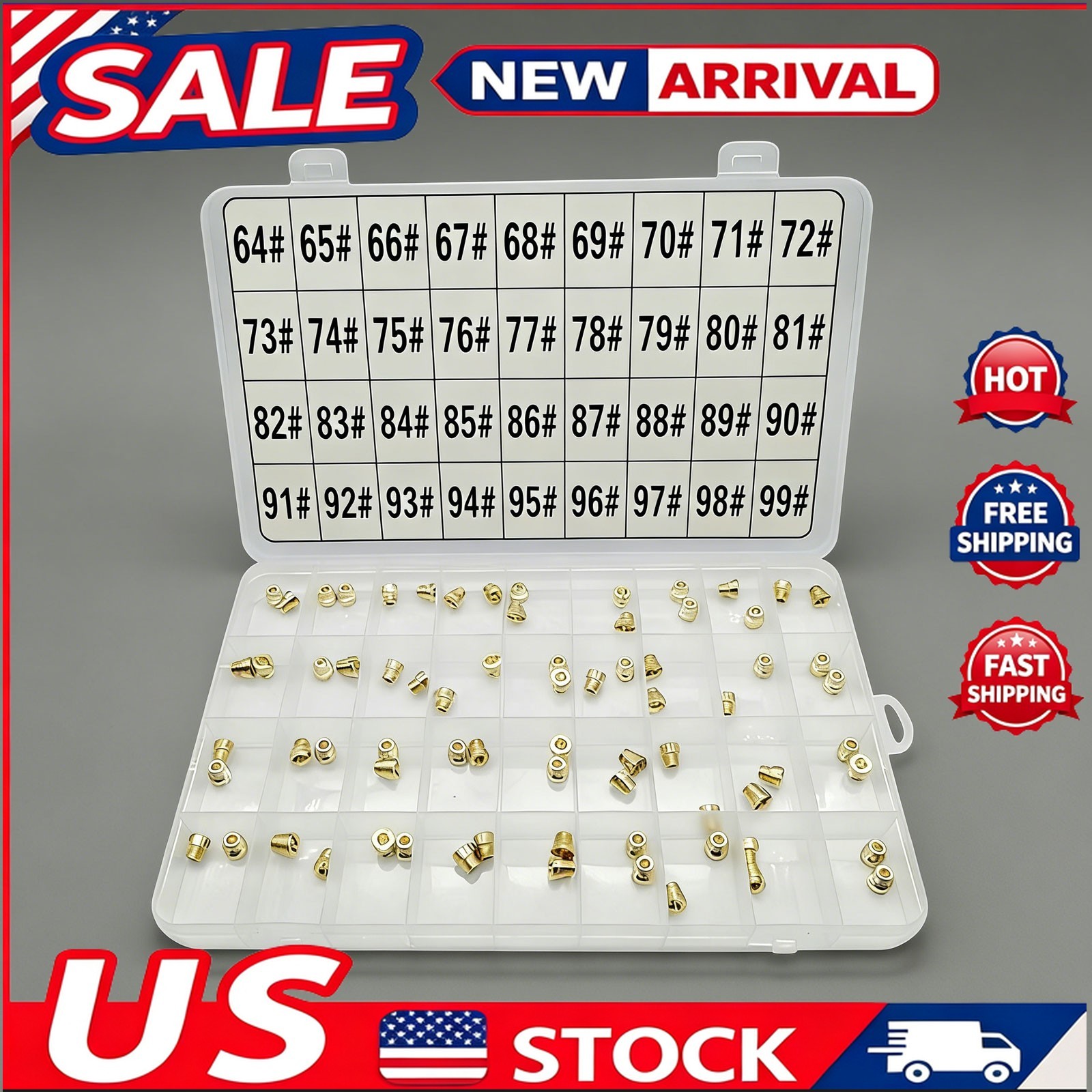 36-181 Main Jet Assortment Kit For holley 230 4150/4160 Carb Holley 36-181#64-99