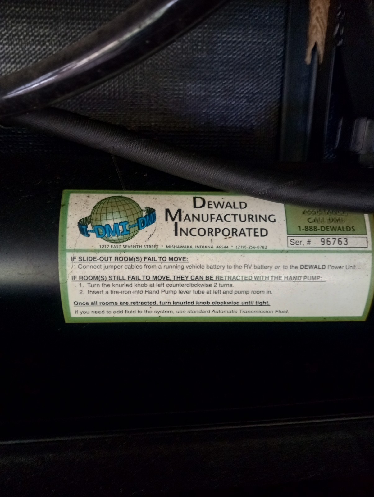 Dewald Rv Slide Out Pump Dewald Rv Slide Out Pump