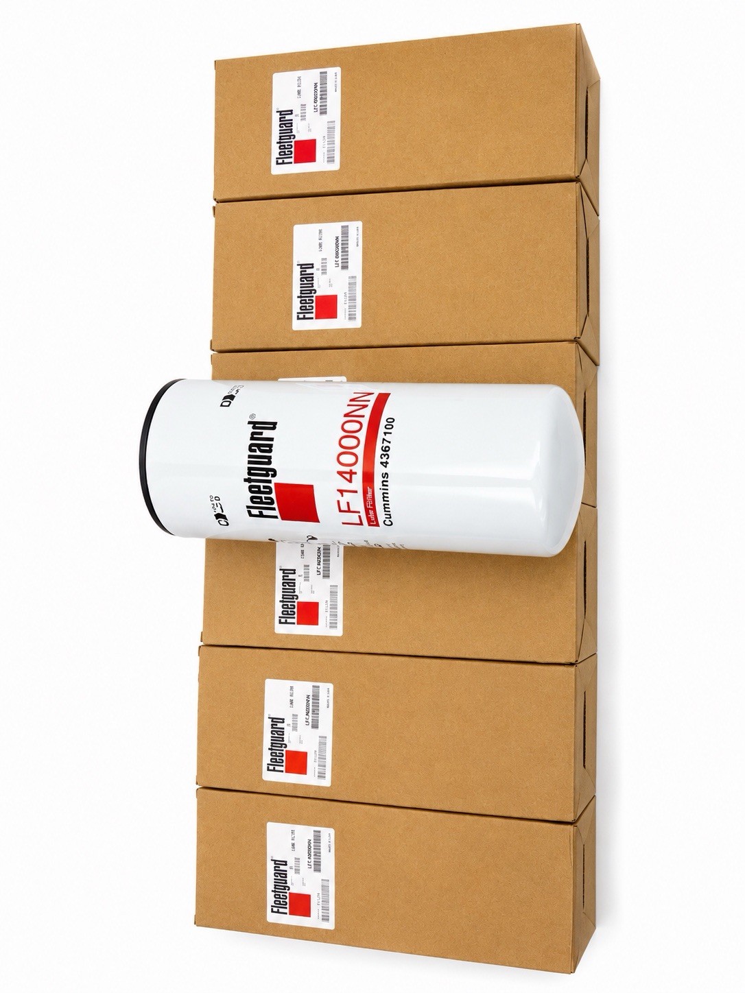 6PCS Genuine Fleetguard LF14000NN Oil Filter Cummins ISX 4367100 