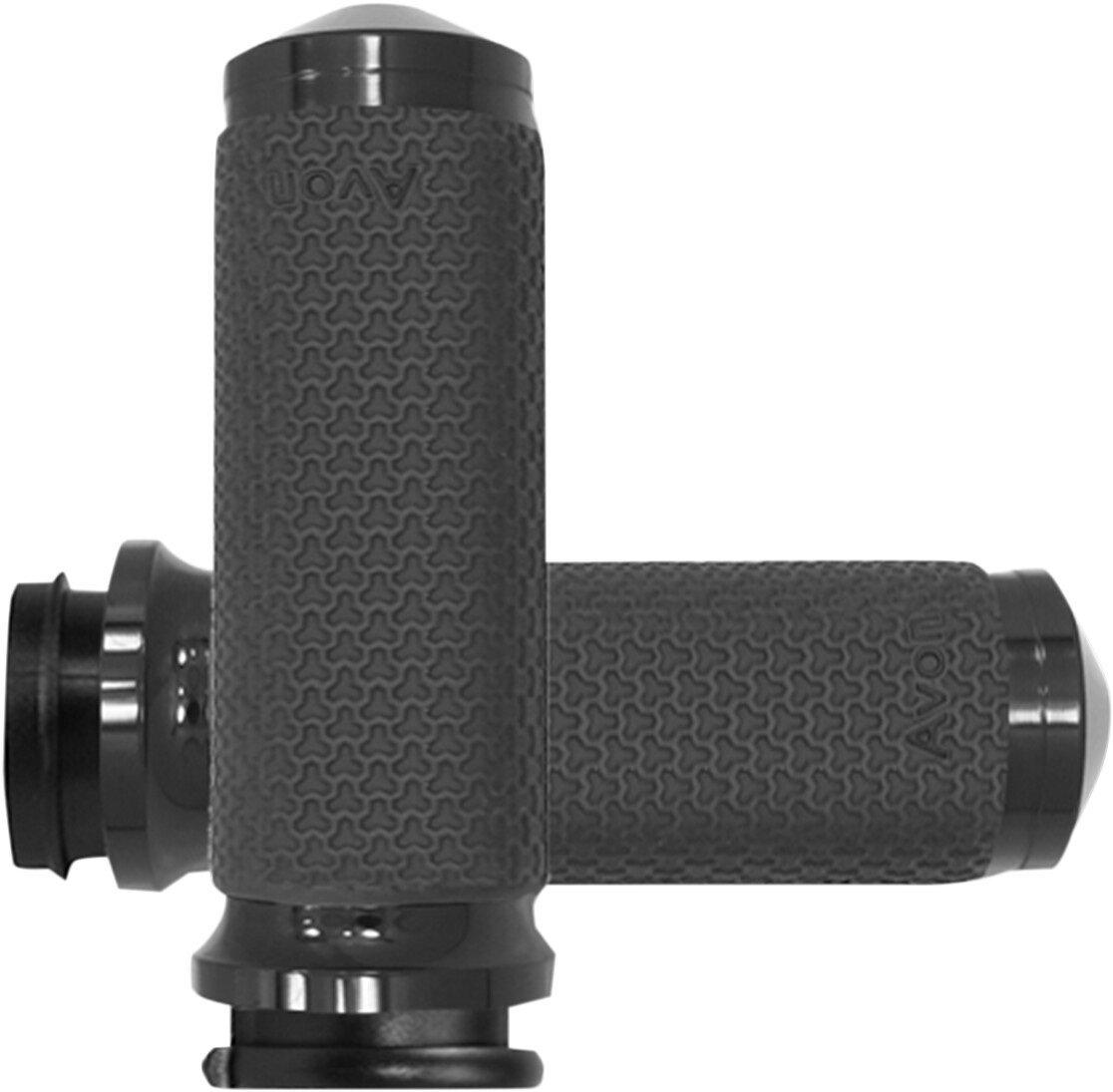 Avon Memory Foam Grips 1.625in Black Fly-By-Wire Throttle Pair Avon Memory Foam Grips 1.625in Black Fly-By-Wire Throttle Pair