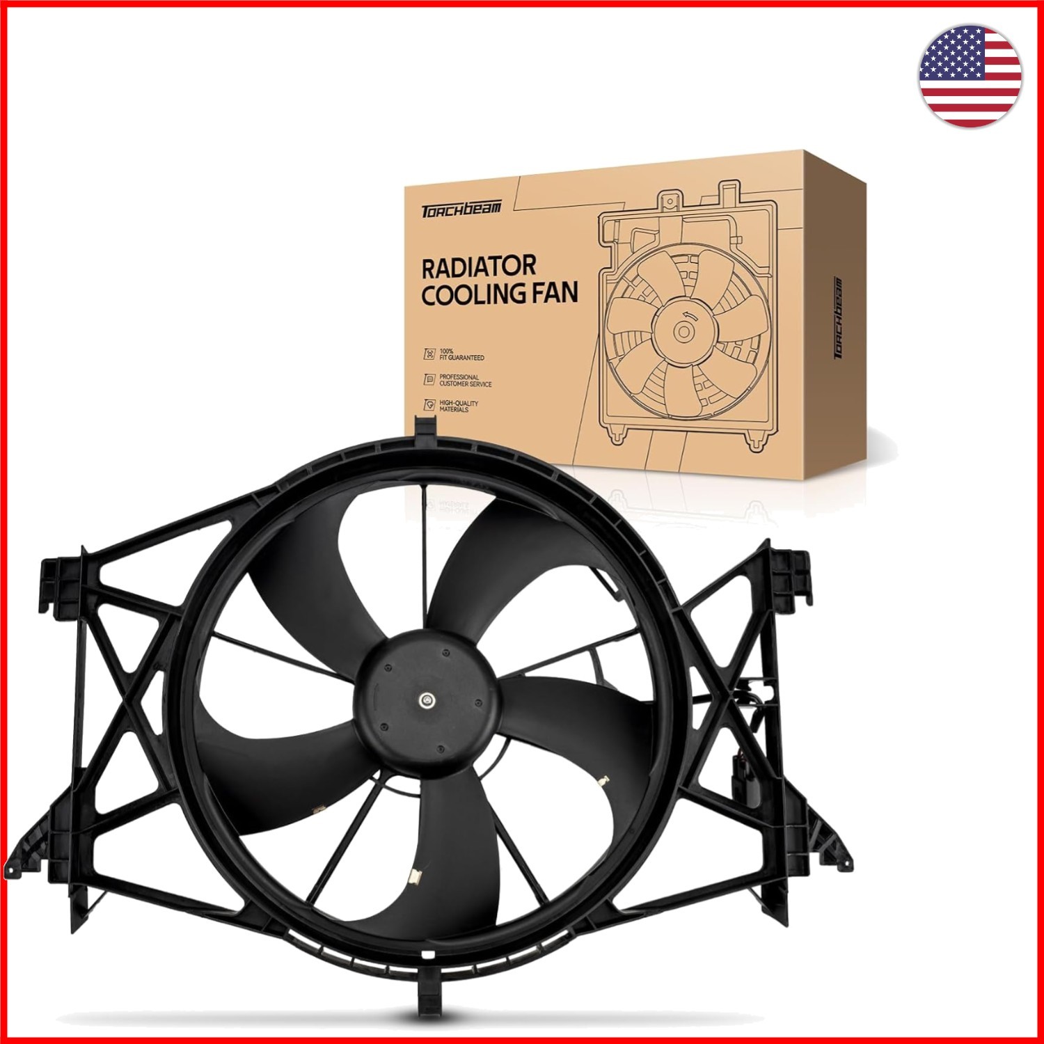 High-Performance Radiator Fan for 2009-2021 Ram Vehicles - Silent Operation