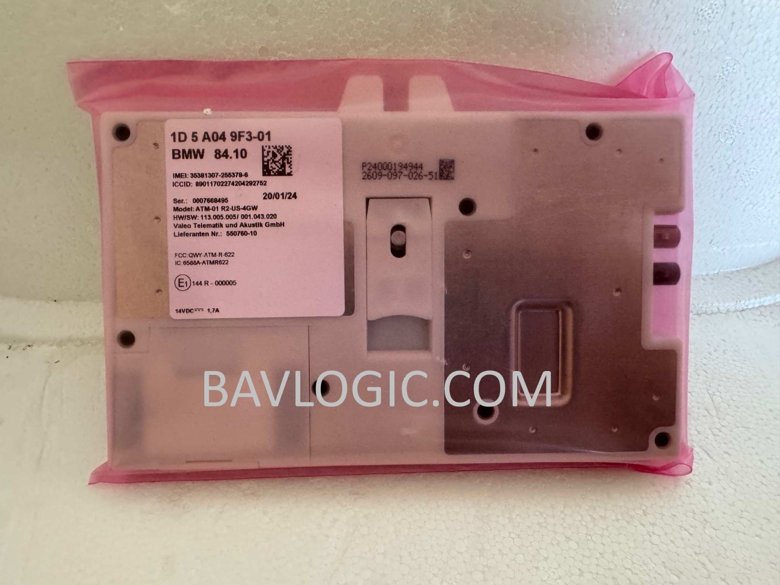 BMW ATM-01 TELEMATICS NEW FITS ANY ATM-01 BMW MINI ROLLS ROYCE  F30  F36 F15 etc