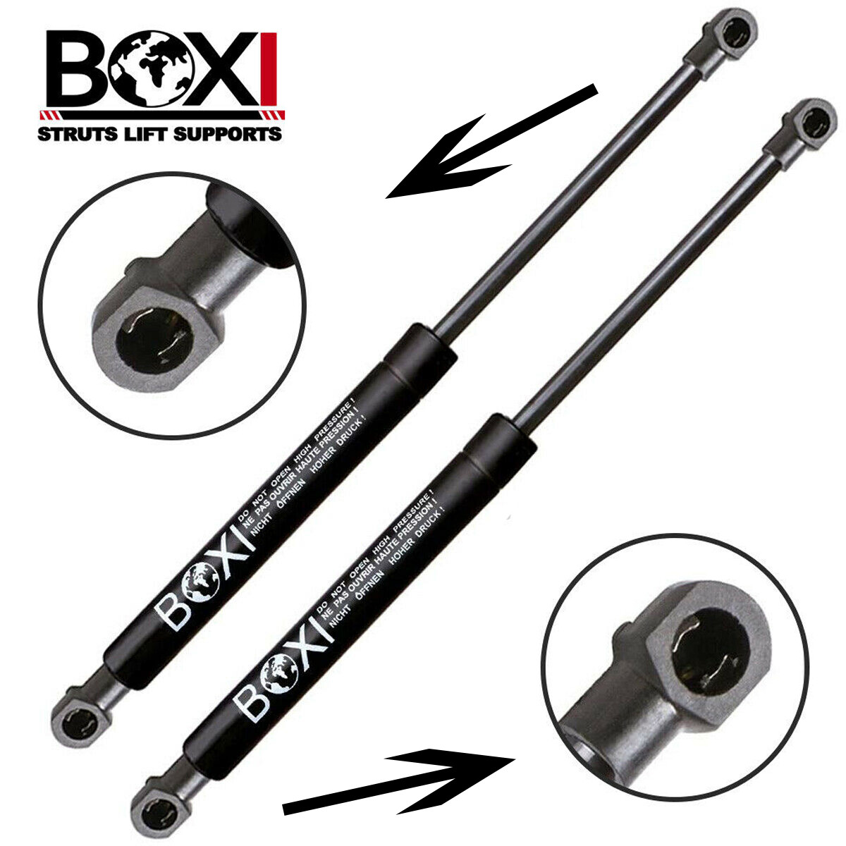 2x Hood Lift Supports Shocks Struts for BMW E60 E61 525i 528i 530i 535i M5 04-10