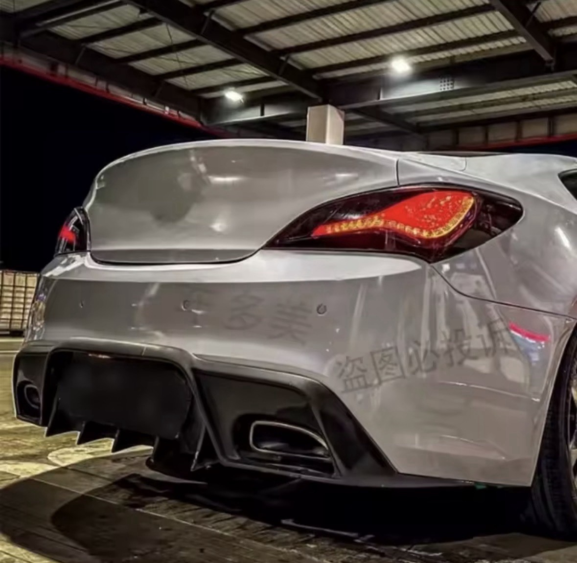 🔥 2009-2017 Genesis Coupe Carbon Fiber Look Rear Diffuser 🔥