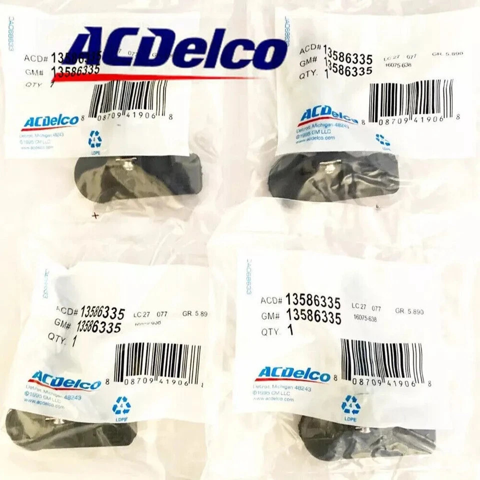 4X GM Chevy GMC Buick Genuine 13586335 TPMS Tire Pressure Monitoring Sensor