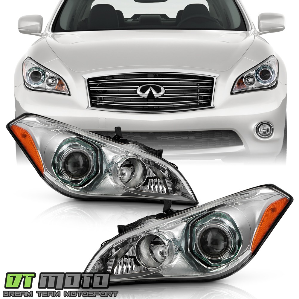 For 2011-2013 Infiniti M37 M56 w/o AFS Projector Headlights Headlamps Left+Right For 2011-2013 Infiniti M37 M56 w/o AFS Projector Headlights Headlamps Left+Right