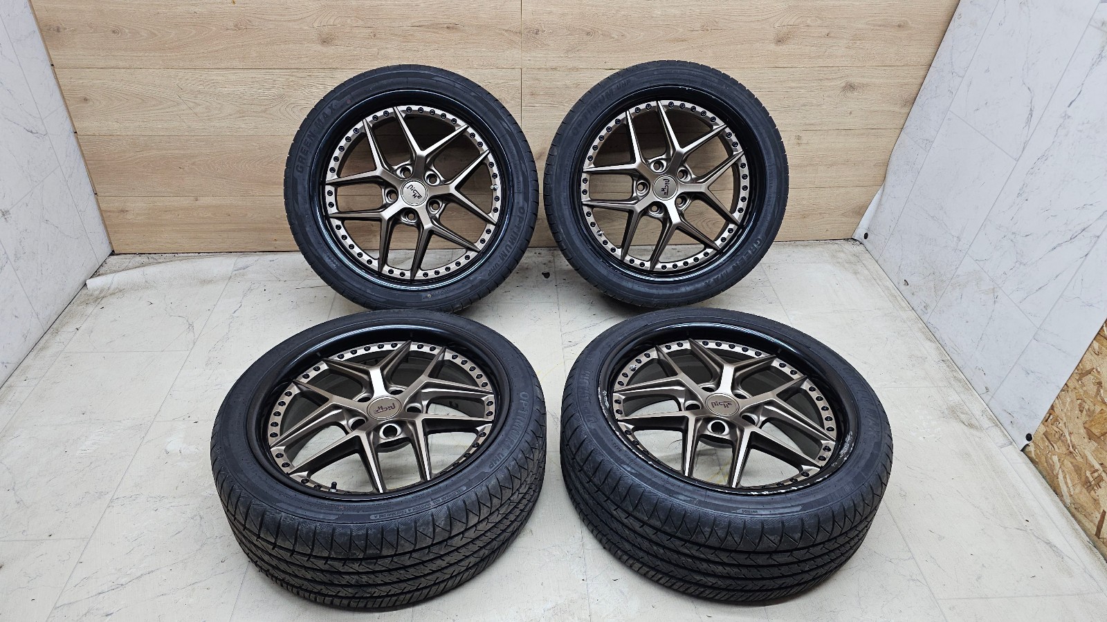 Niche M227 Wheel Rims W/ Tires Bronze Set X4 J8.5x19 19\