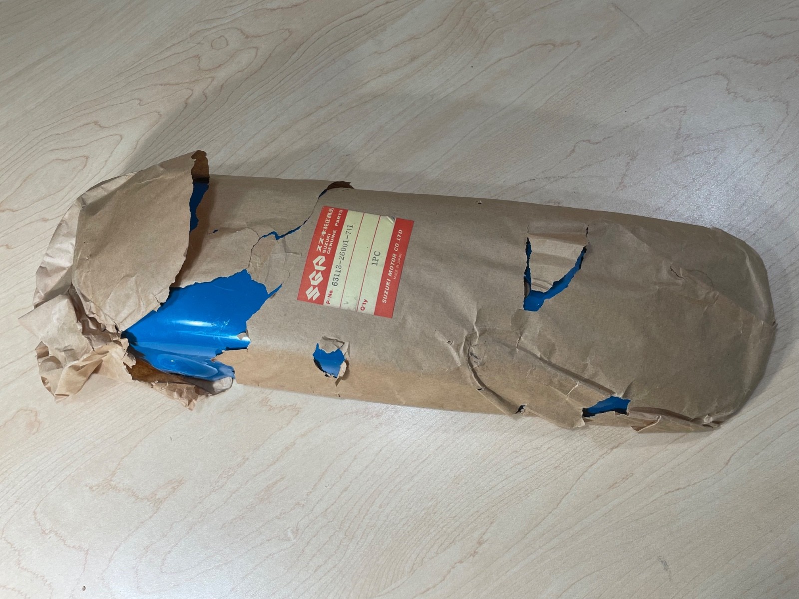 1973 Suzuki TS50 Gaucho Rear Fender Blue NEW NOS MINT TS125 TS TS90 TS250 TC 1973 Suzuki TS50 Gaucho Rear Fender Blue NEW NOS MINT TS125 TS TS90 TS250 TC