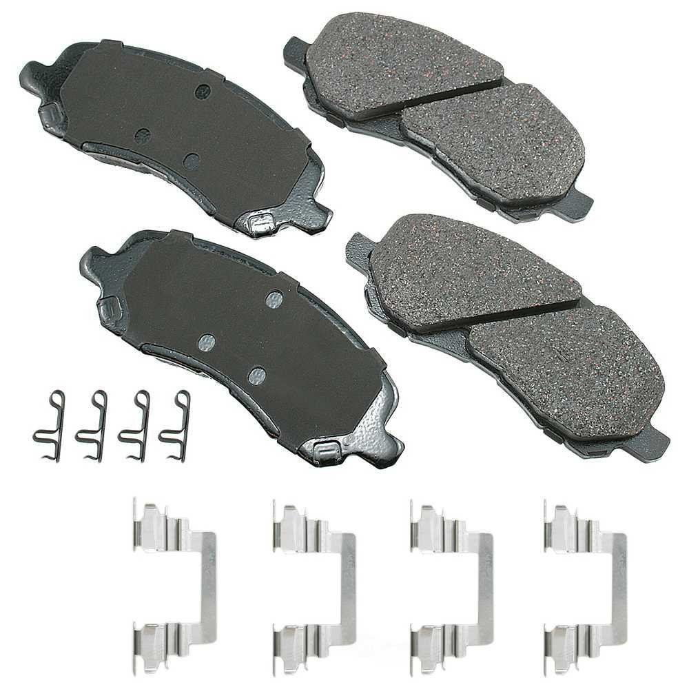 Disc Brake Pad Set-DE Akebono ACT866A