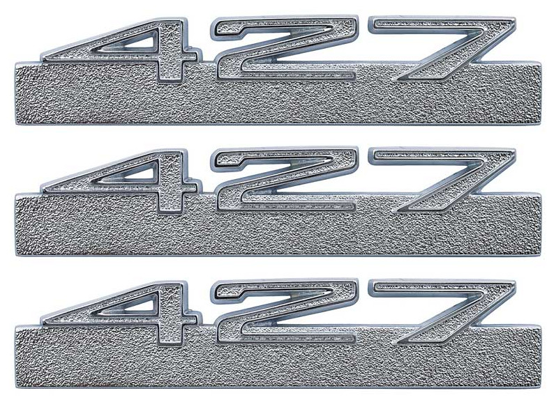 OER Set of 3 Yenko 427 Fender and Rear Panel Emblem Set For 1969 Camaro Models OER Set of 3 Yenko 427 Fender and Rear Panel Emblem Set For 1969 Camaro Models