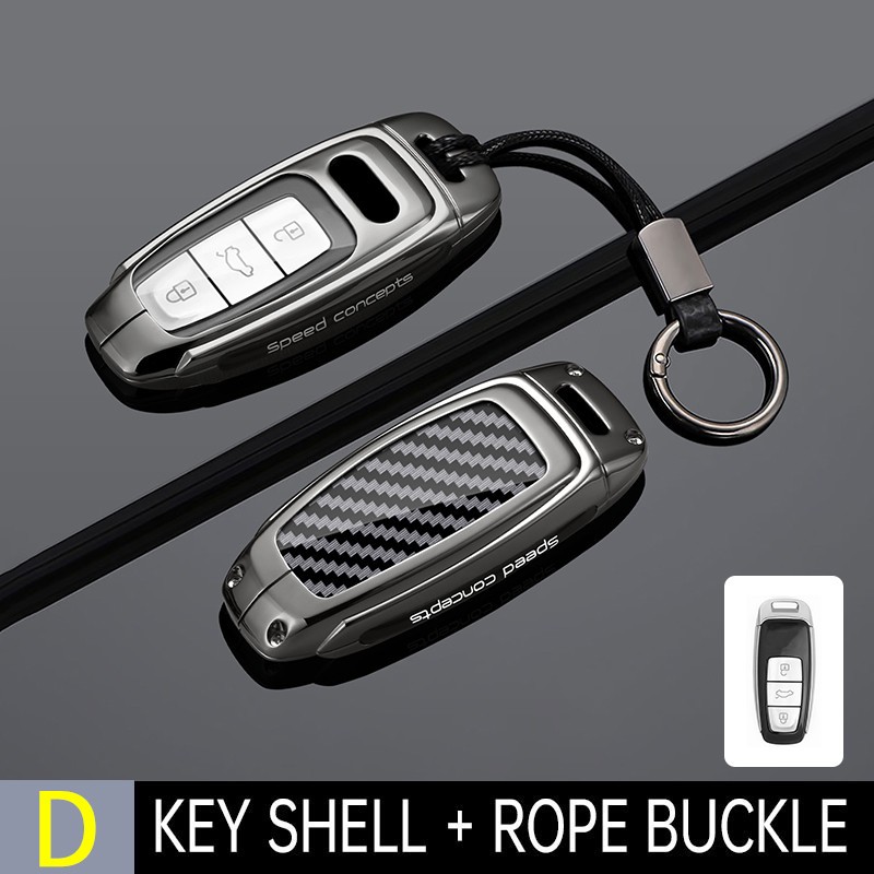 For Audi A3 A6 A7 A8 Q7 Q8 S3 S7 S8 S6 Key Fob Case Key Chain Cover Accessories For Audi A3 A6 A7 A8 Q7 Q8 S3 S7 S8 S6 Key Fob Case Key Chain Cover Accessories