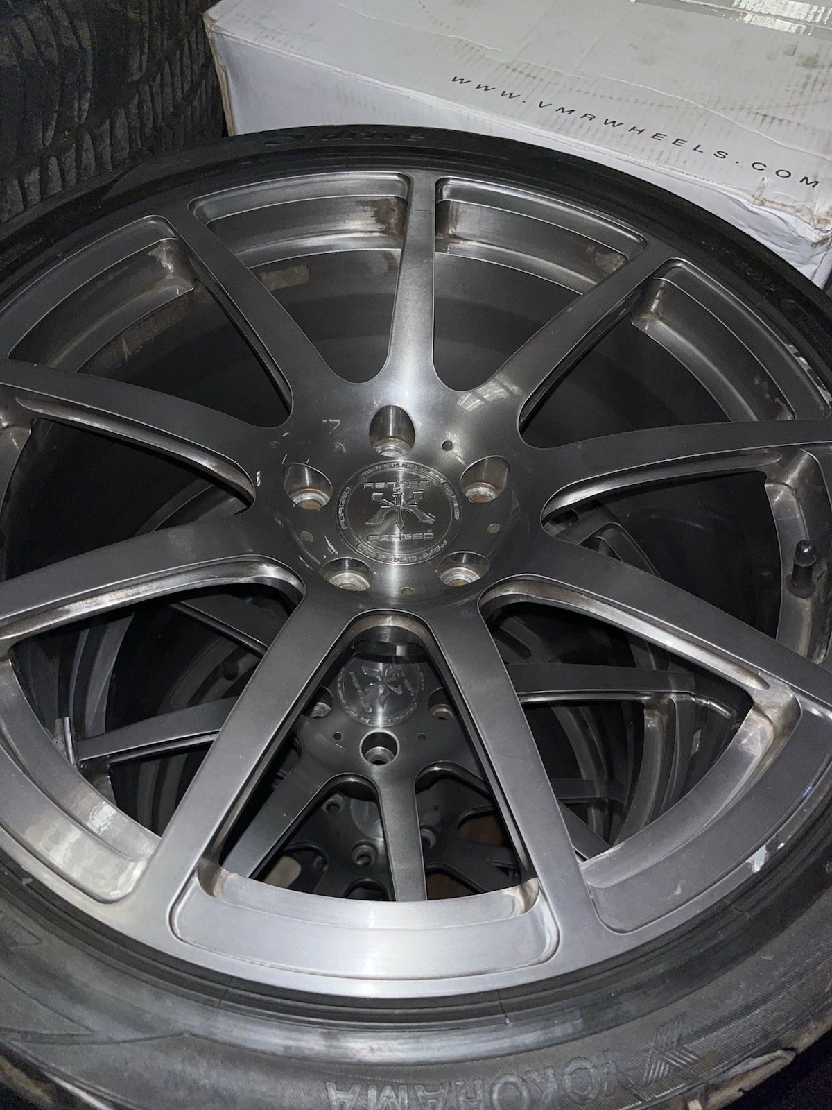Yokohama Tires Rennen Forged Rims Set of 4 Yokohama Tires Rennen Forged Rims Set of 4