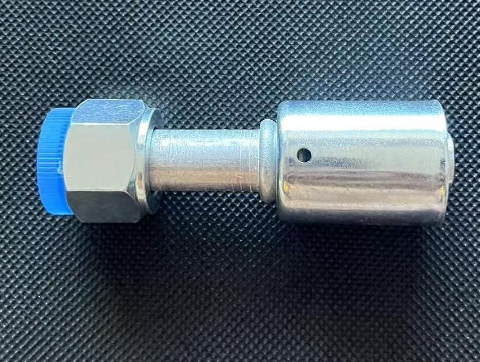 A/C BEADLOCK CRIMP ON AC FITTING FEMALE O RING STRAIGHT #10 NUT #10 HOSE BL1303 A/C BEADLOCK CRIMP ON AC FITTING FEMALE O RING STRAIGHT #10 NUT #10 HOSE BL1303