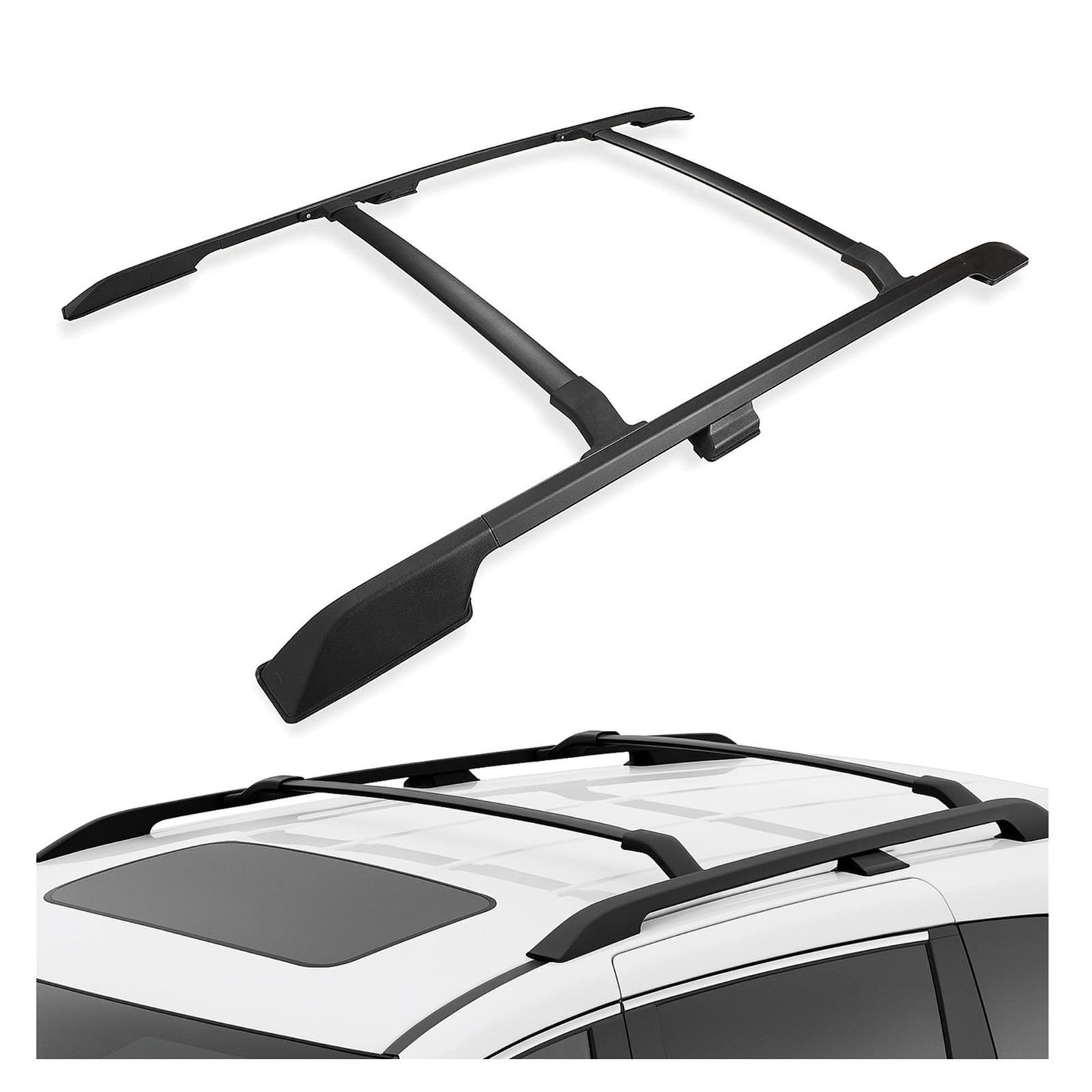 HECASA Rooftop Cross Bar & Side Rails Compatible with 2011-2017 Honda Odyssey HECASA Rooftop Cross Bar & Side Rails Compatible with 2011-2017 Honda Odyssey
