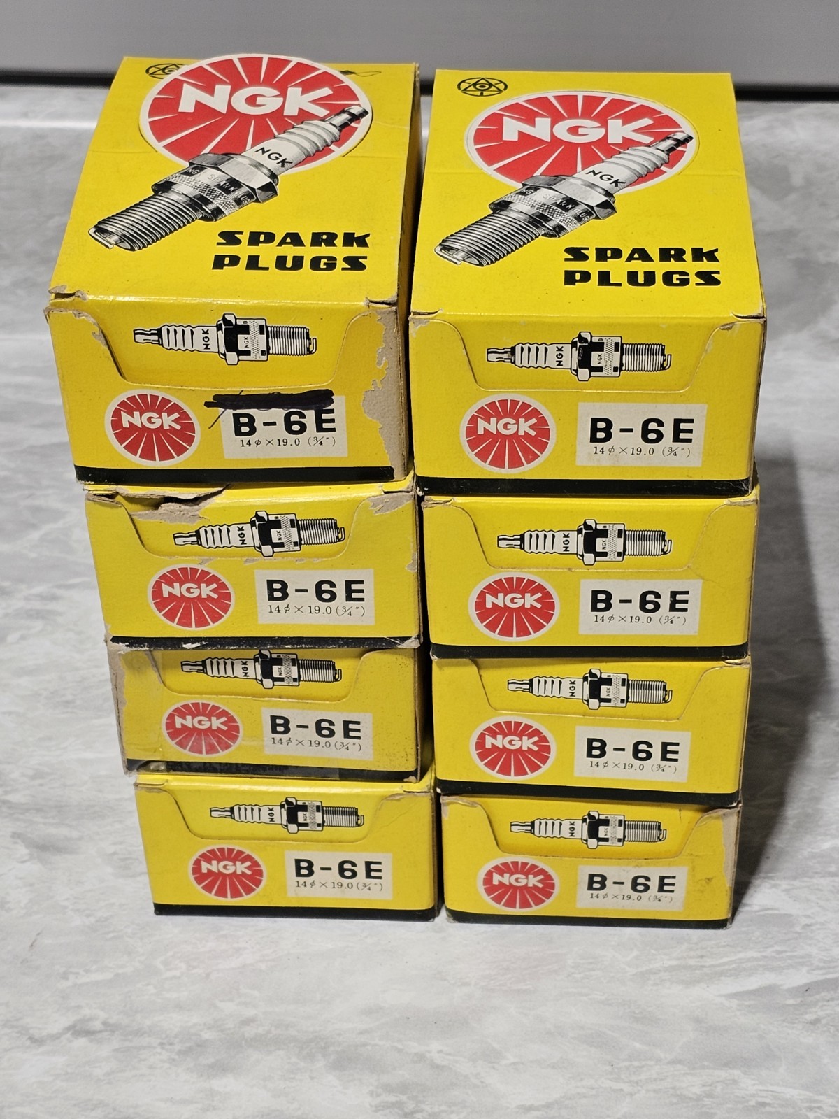 Quantity 80 New Old Stock NGK B-6E Spark Plugs Quantity 80 New Old Stock NGK B-6E Spark Plugs