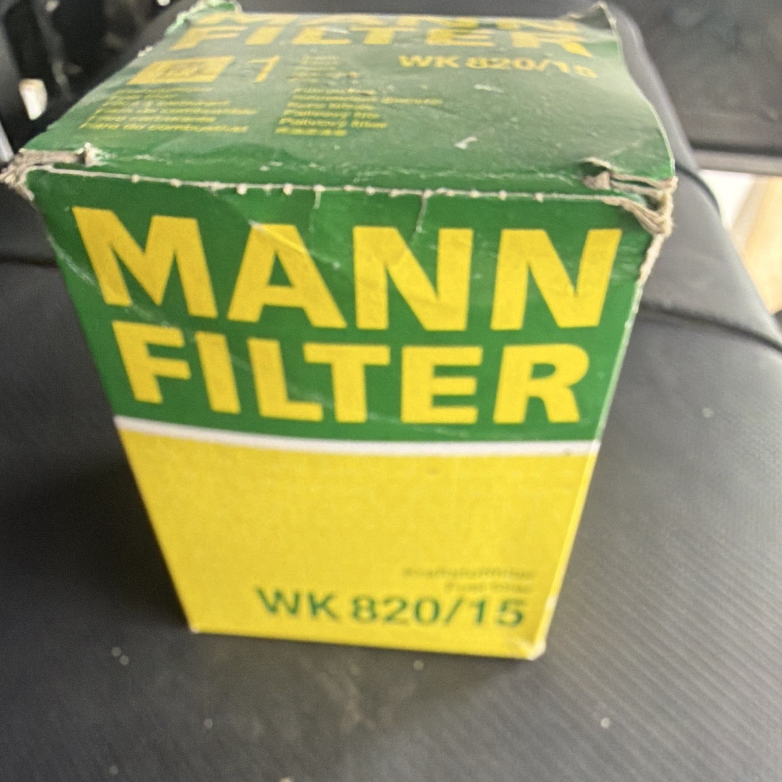 Mann- Filter WK 820/15 Diesel Filter Fuel Filter Mann- Filter WK 820/15 Diesel Filter Fuel Filter