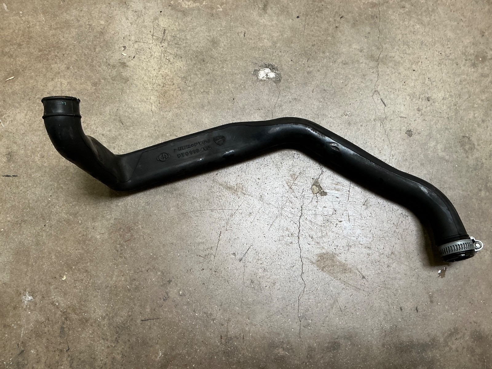 2012 DUCATI MONSTER 696 OEM DUCT TUBE BREATHER HOSE 2012 DUCATI MONSTER 696 OEM DUCT TUBE BREATHER HOSE