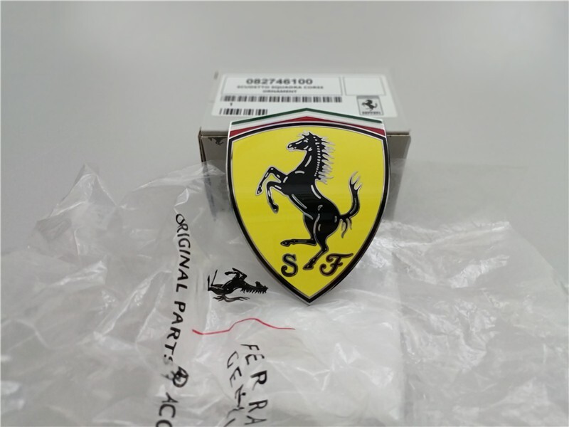 Ferrari 458 Italia Spider Speciale Fender Shield Badge Emblem 82746100 Ferrari 458 Italia Spider Speciale Fender Shield Badge Emblem 82746100