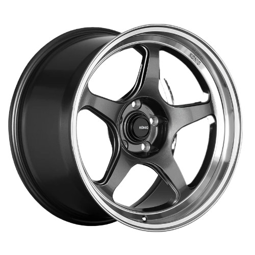 KONIG Hyperspec 18X8.5 5X120 ET32 Anthracite Metallic/Machined Lip (Qty of 1) KONIG Hyperspec 18X8.5 5X120 ET32 Anthracite Metallic/Machined Lip (Qty of 1)