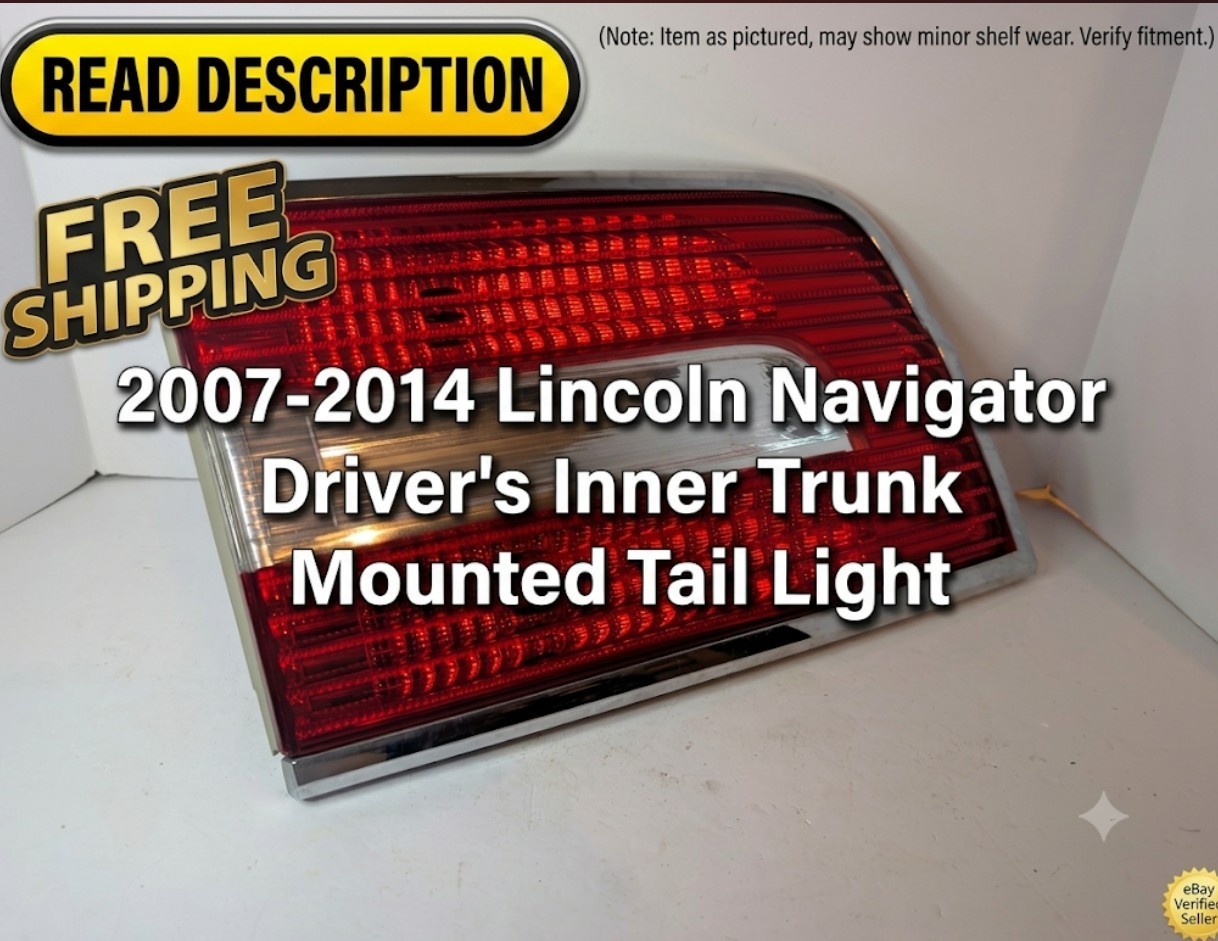 OEM 2007-2014 Lincoln Navigator Driver's Inner Trunk Mounted Tail Light READ 🔥