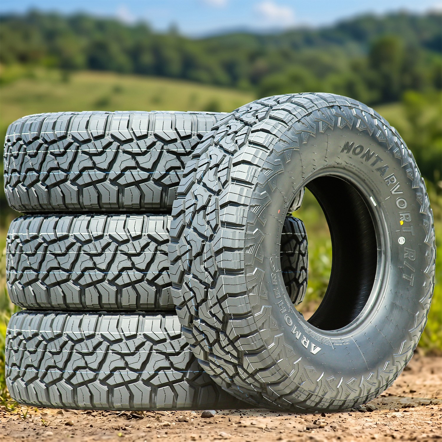 4 Armohero MontarVort R/T 265/75R16 123/120R E 10 Ply Light Truck Tires 4 Armohero MontarVort R/T 265/75R16 123/120R E 10 Ply Light Truck Tires