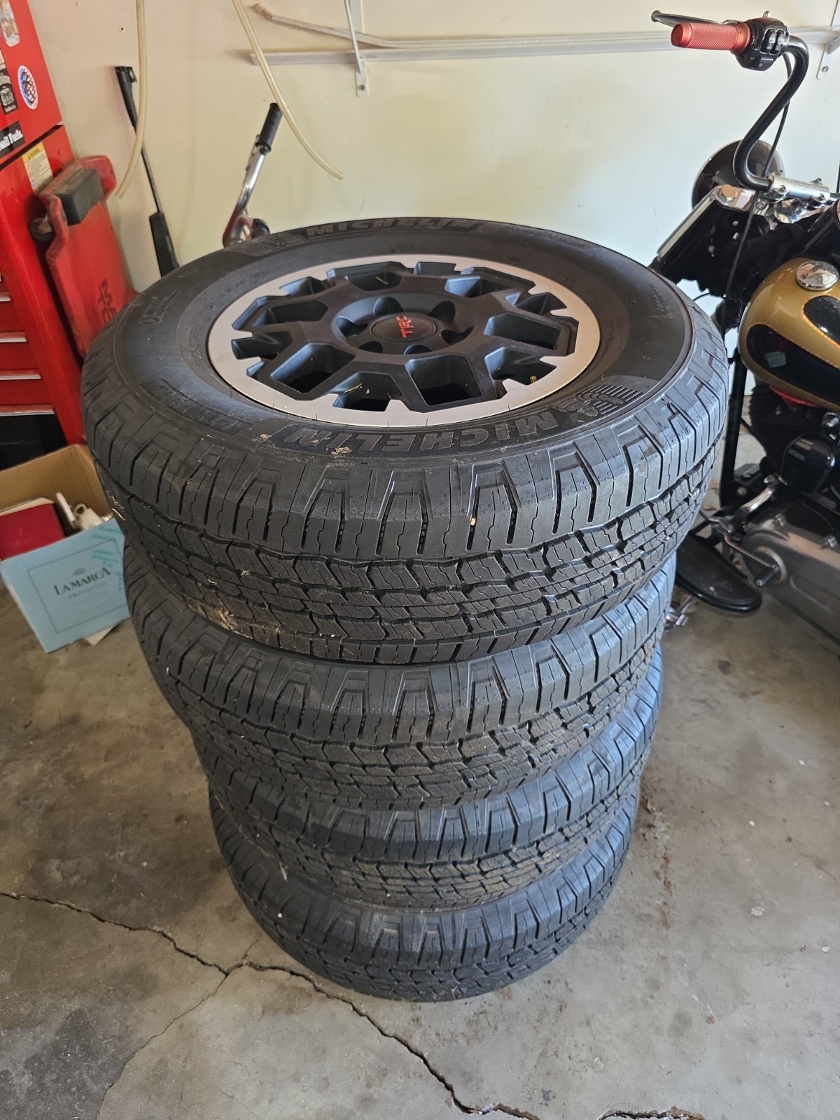 2026 Toyota Tacoma TRD Wheels With michelin ltx tires (Only Used For 7 Miles) 2026 Toyota Tacoma TRD Wheels With michelin ltx tires (Only Used For 7 Miles)