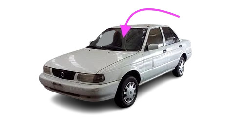 Fits: 1991-2005 Nissan Sentra, Tsuru 2D/4D Sedan Front Windshield Glass/Solar