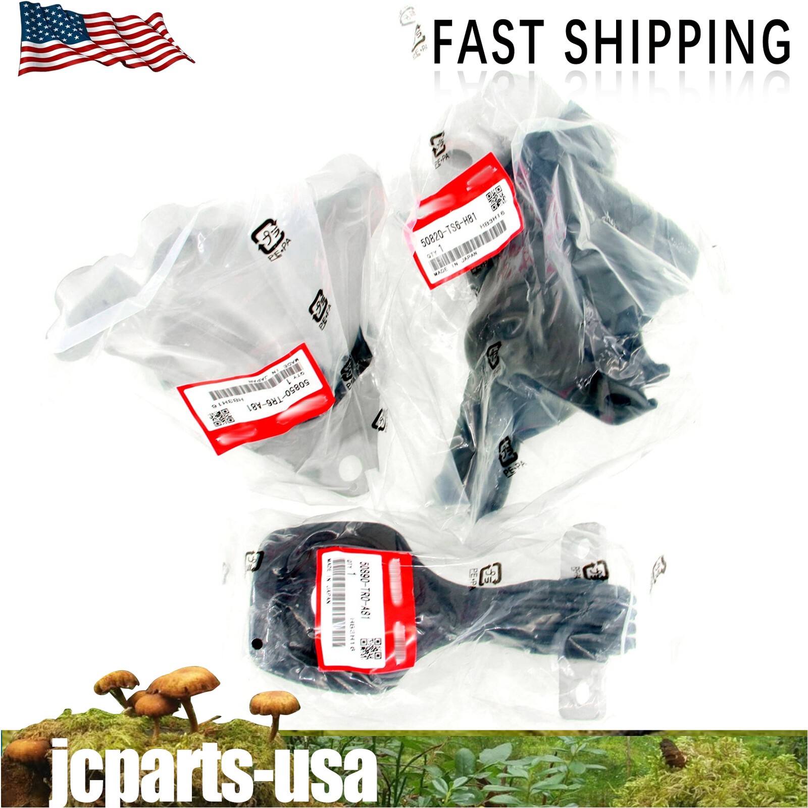 OEM For Honda Civic 12-13 1.8L Engine Motor & Transmission & Torque Strut Mount