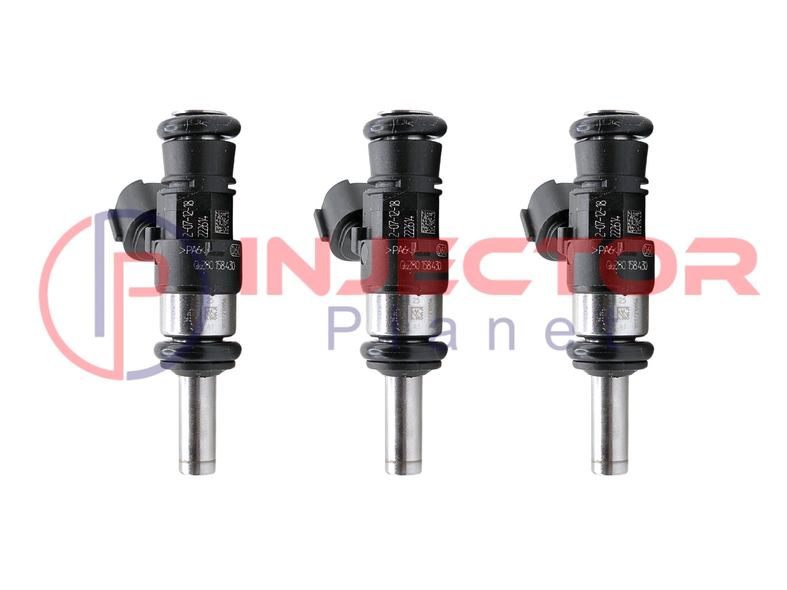 Set of 3 Bosch 0280158430 injector 2020 Sea-Doo Spark 2up 900 HO ACE 420874855