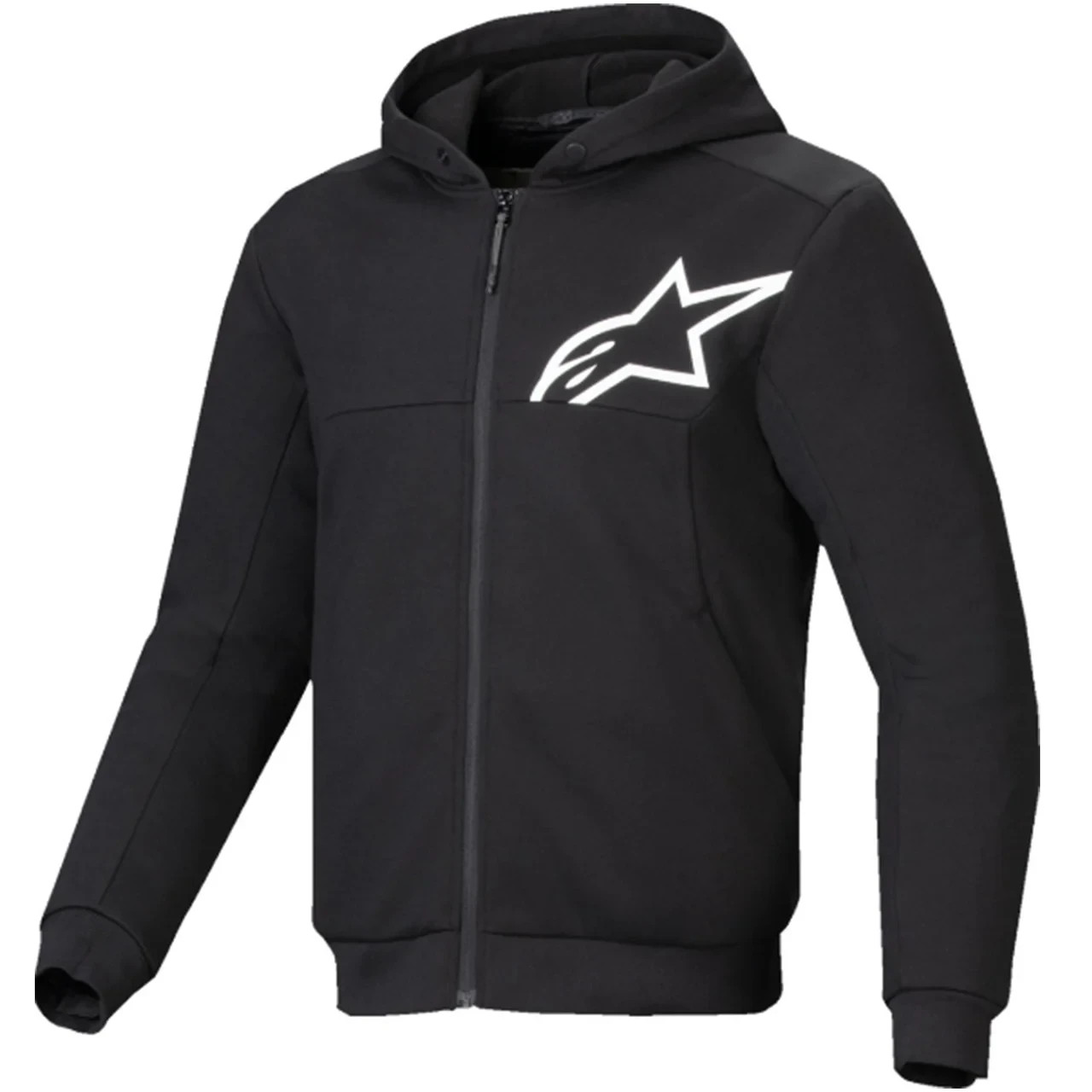 Alpinestars Adult\'s Chrome V2 Motorcycle Sport Hoodie Black - Medium - 2820-7088 Alpinestars Adult\'s Chrome V2 Motorcycle Sport Hoodie Black - Medium - 2820-7088