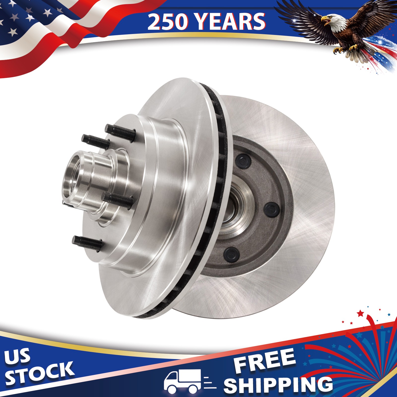 11.73 inch FRONT Disc Brake Rotors FOR 2-Wheel ABS Ford E-150 Econoline F-150 11.73 inch FRONT Disc Brake Rotors FOR 2-Wheel ABS Ford E-150 Econoline F-150
