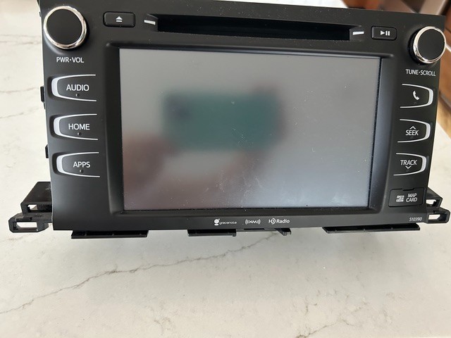 2014-2019 Toyota Highlander OEMEntune GPS Navigation Radio Head Unit 86100-0E293 2014-2019 Toyota Highlander OEMEntune GPS Navigation Radio Head Unit 86100-0E293