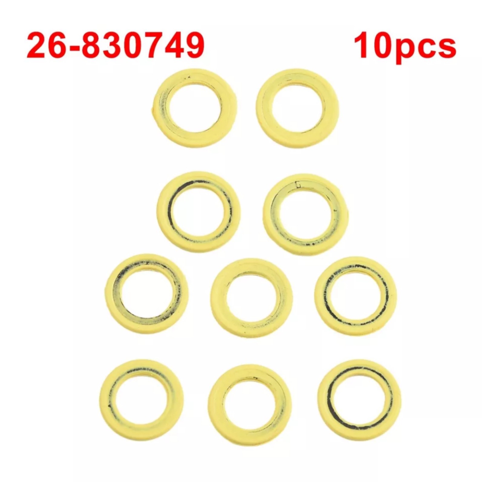 10Pcs MerCruiser Mercury Drain Screw Seal Washer Yellow 26-8M0204693 26-830749