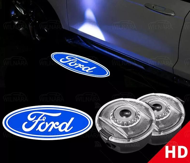 LED 2×Side View Mirror Puddle Shadow LED Welcome Lights For 2007-Now Ford Edge