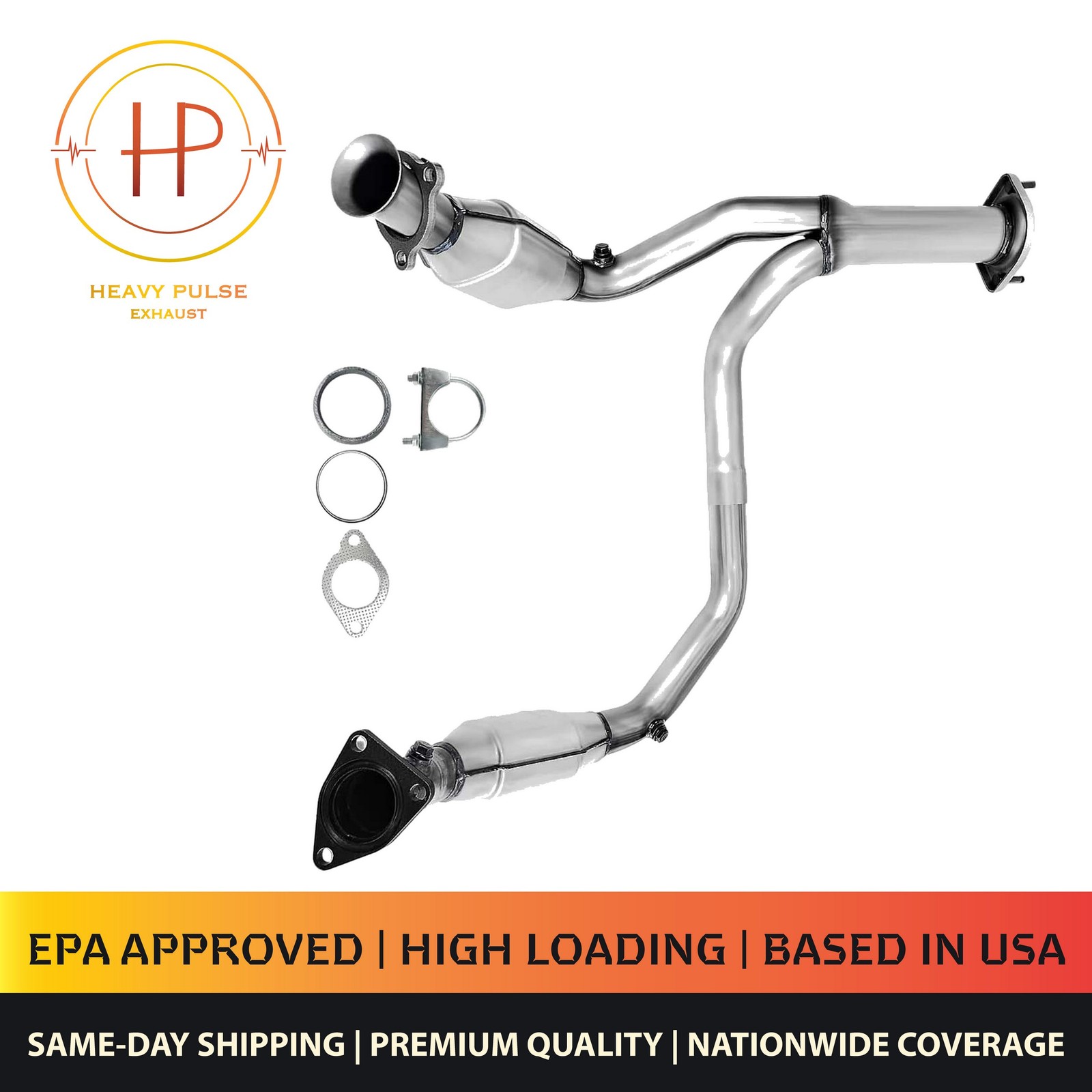 Front Catalytic Converter for 2007-2010 Chevrolet Silverado 1500 6.0L V8 GAS OHV