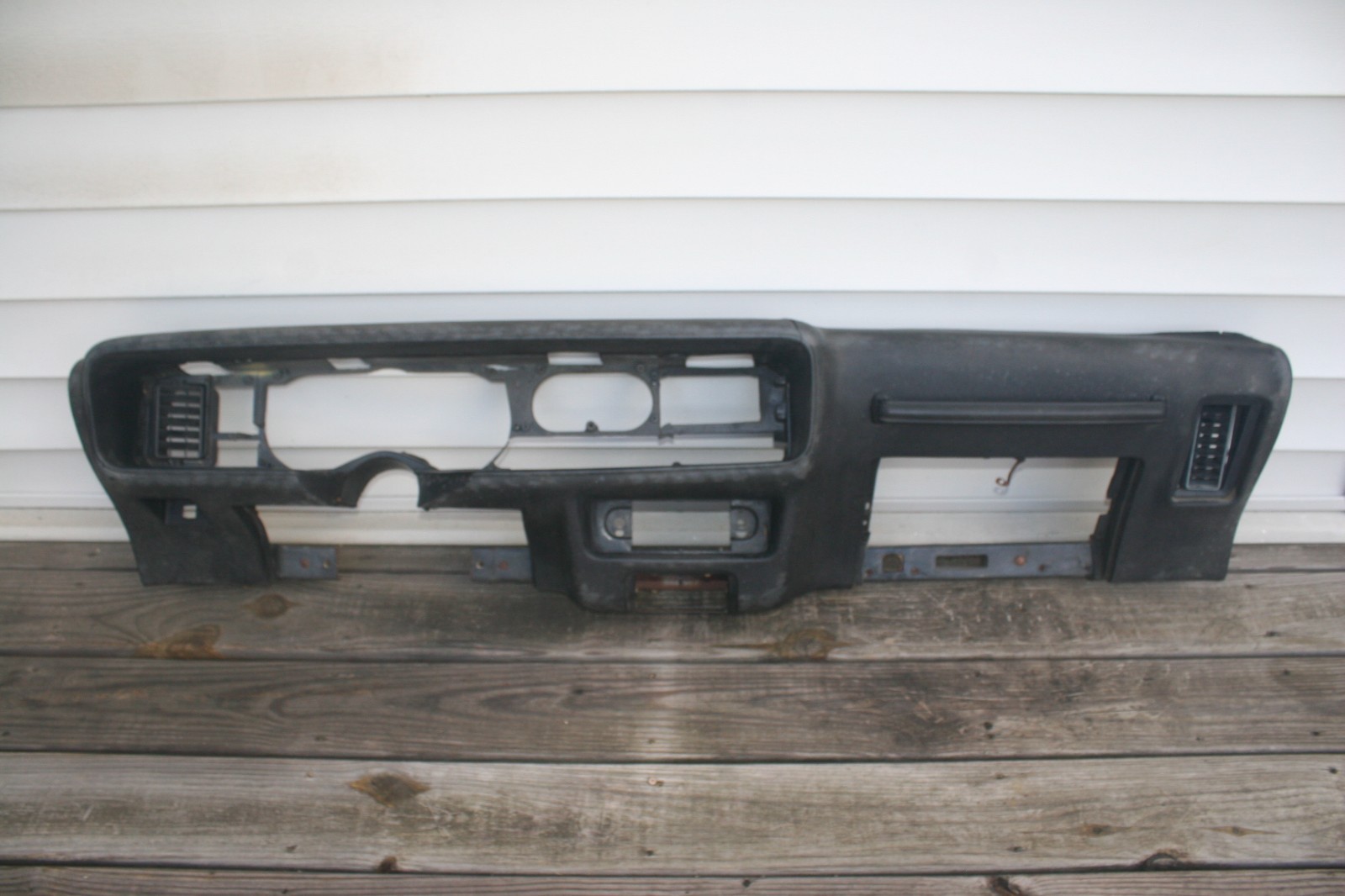 1979 Pontiac Firebird Trans Am Dash Pad Cracked Black Original GM Dashboard 1979 Pontiac Firebird Trans Am Dash Pad Cracked Black Original GM Dashboard