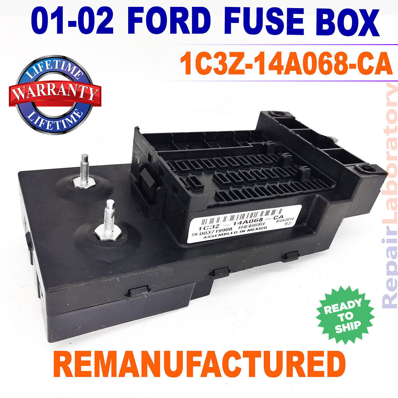 ✅ReBuilt✅  1C3Z-14A068-CA 2001-2002 Ford F250-F550 Fuse box