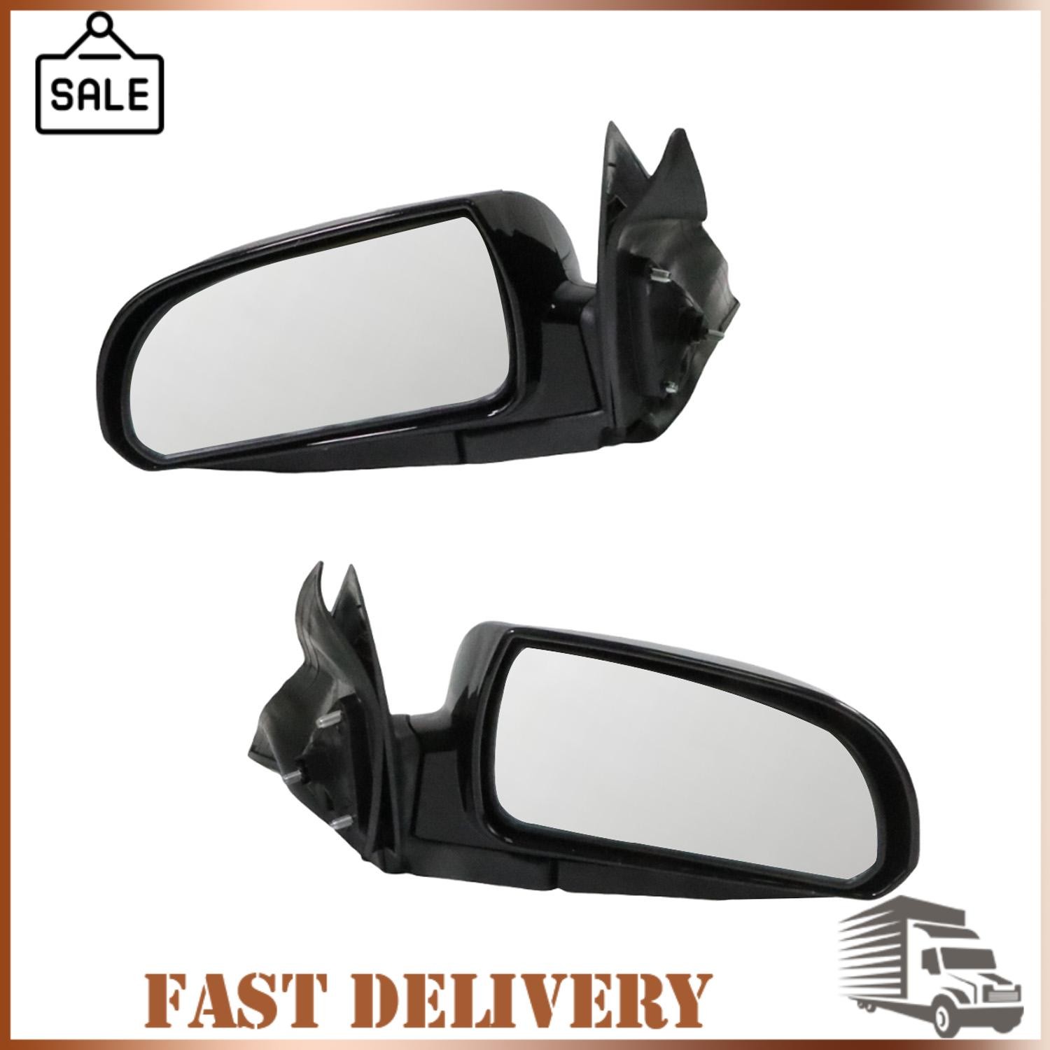 2pcs Power Mirrors Heated For 2006-2010 Hyundai Sonata Left & Right Paintable