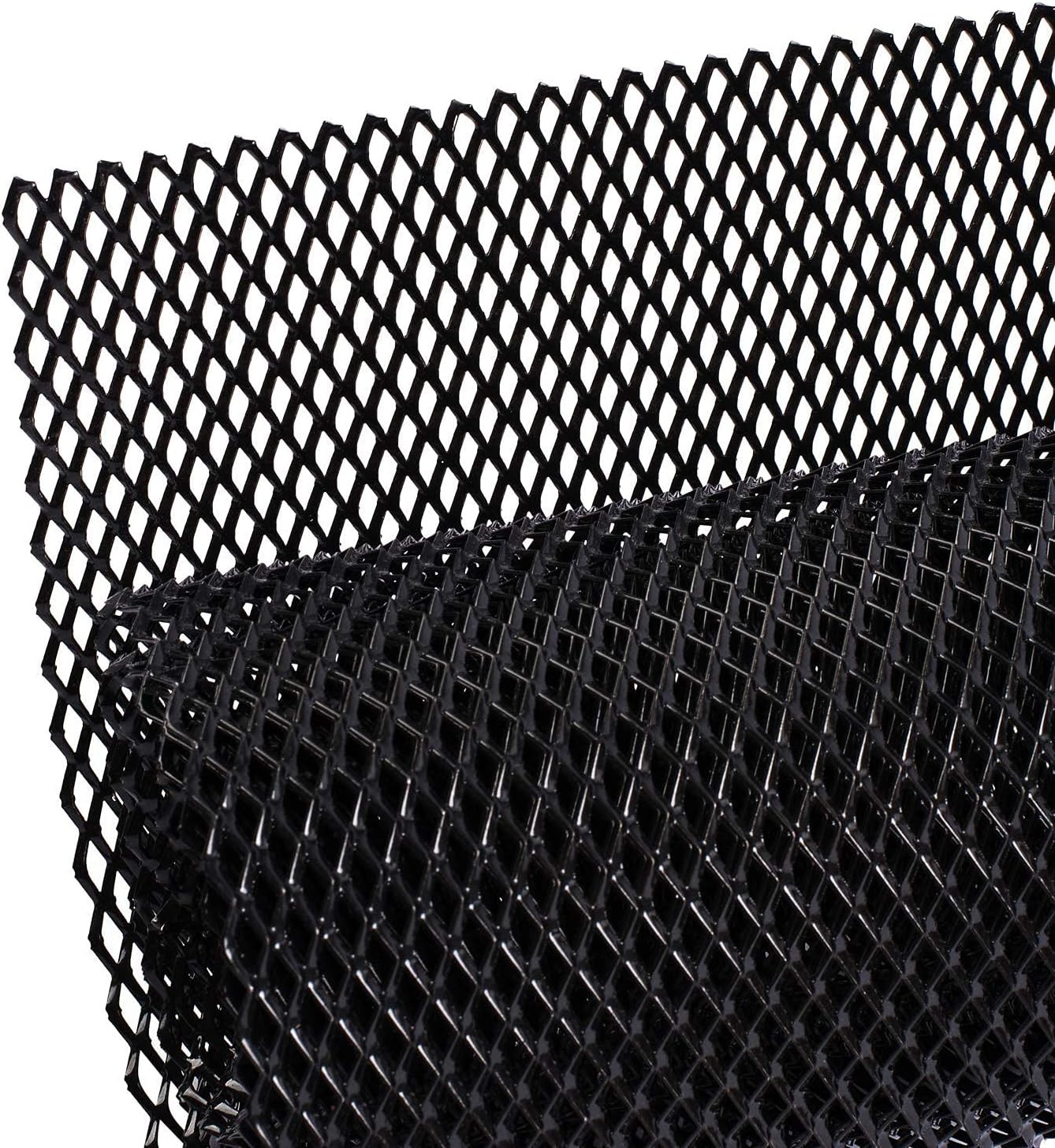 AggAuto 47x16 inches Car Pickup Truck Grill Mesh 6x12mm Rhombus, Black AggAuto 47x16 inches Car Pickup Truck Grill Mesh 6x12mm Rhombus, Black