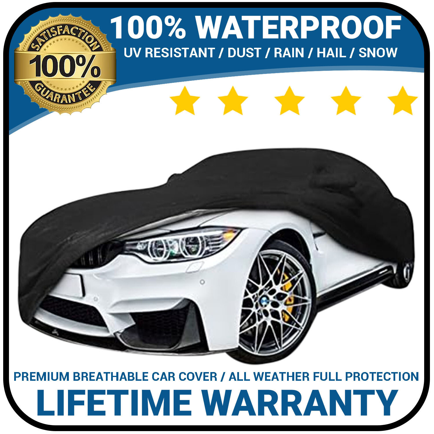 Outdoor Premium Custom Car Cover For 1988-2024 BMW 323i 325i 328i 330i 335i M3
