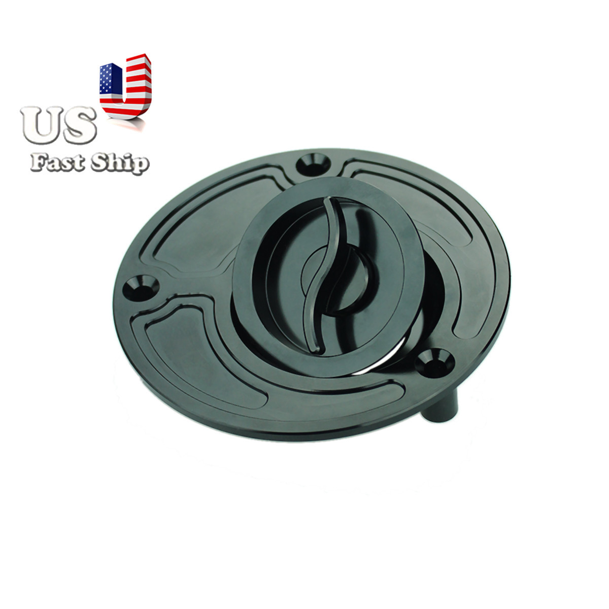 CNC Gas Fuel Cap Fit Ducati 916/1098 S/R /SuperSports All Year Keyless Black US