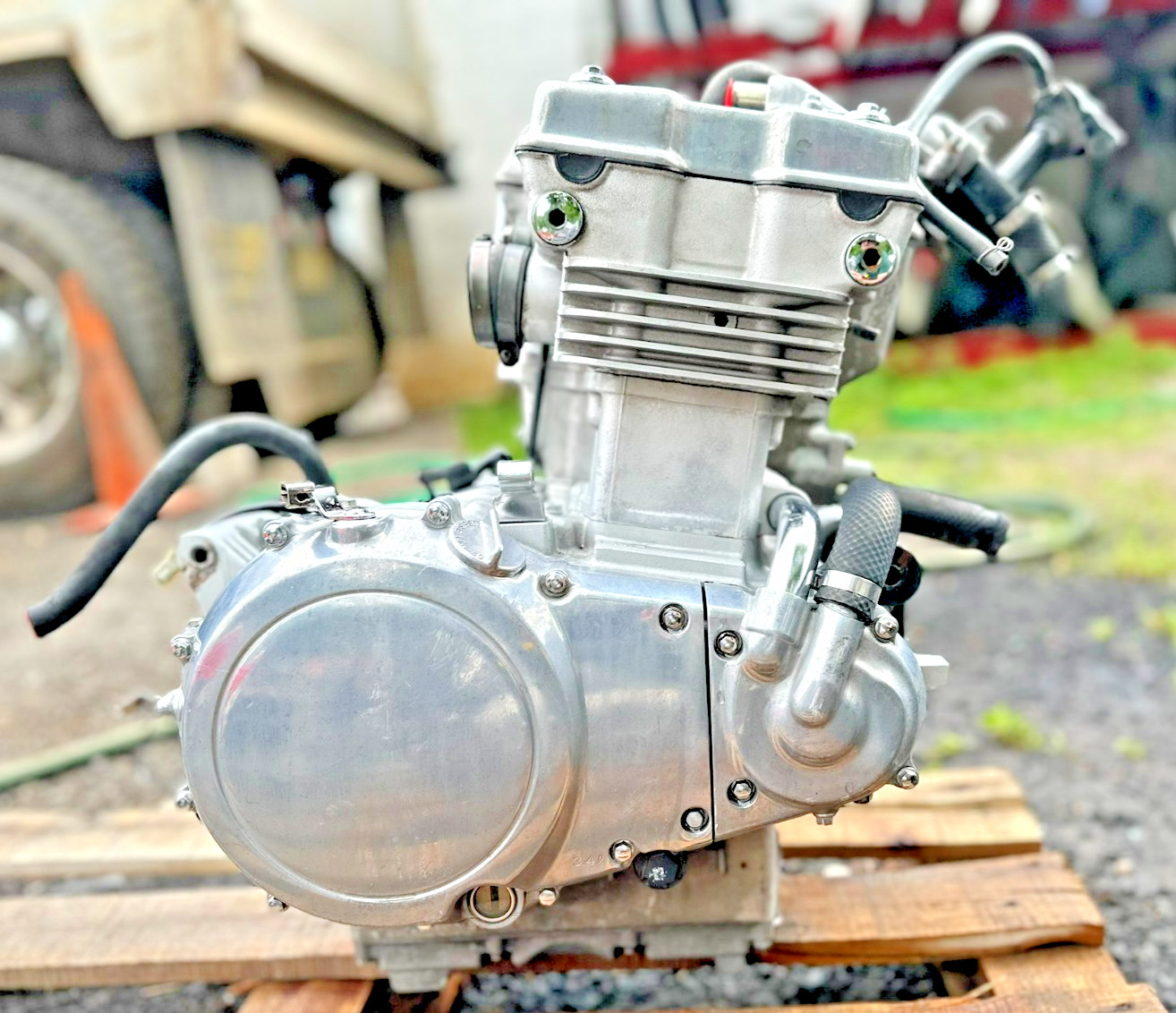 1991 Kawasaki Vulcan 500 EN500 Engine Motor OEM 1991 Kawasaki Vulcan 500 EN500 Engine Motor OEM