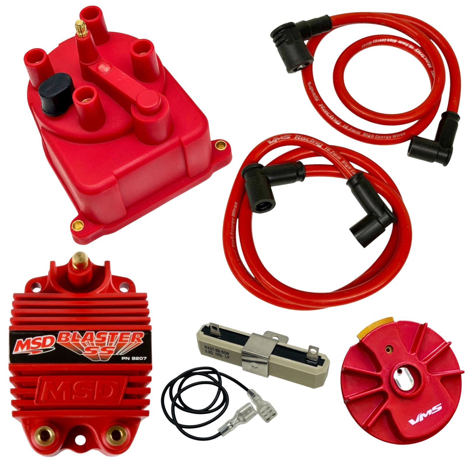92-00 HONDA CIVIC EXTERNAL COIL DISTRIBUTOR CAP CONVERSION MSD KIT BLASTER SS
