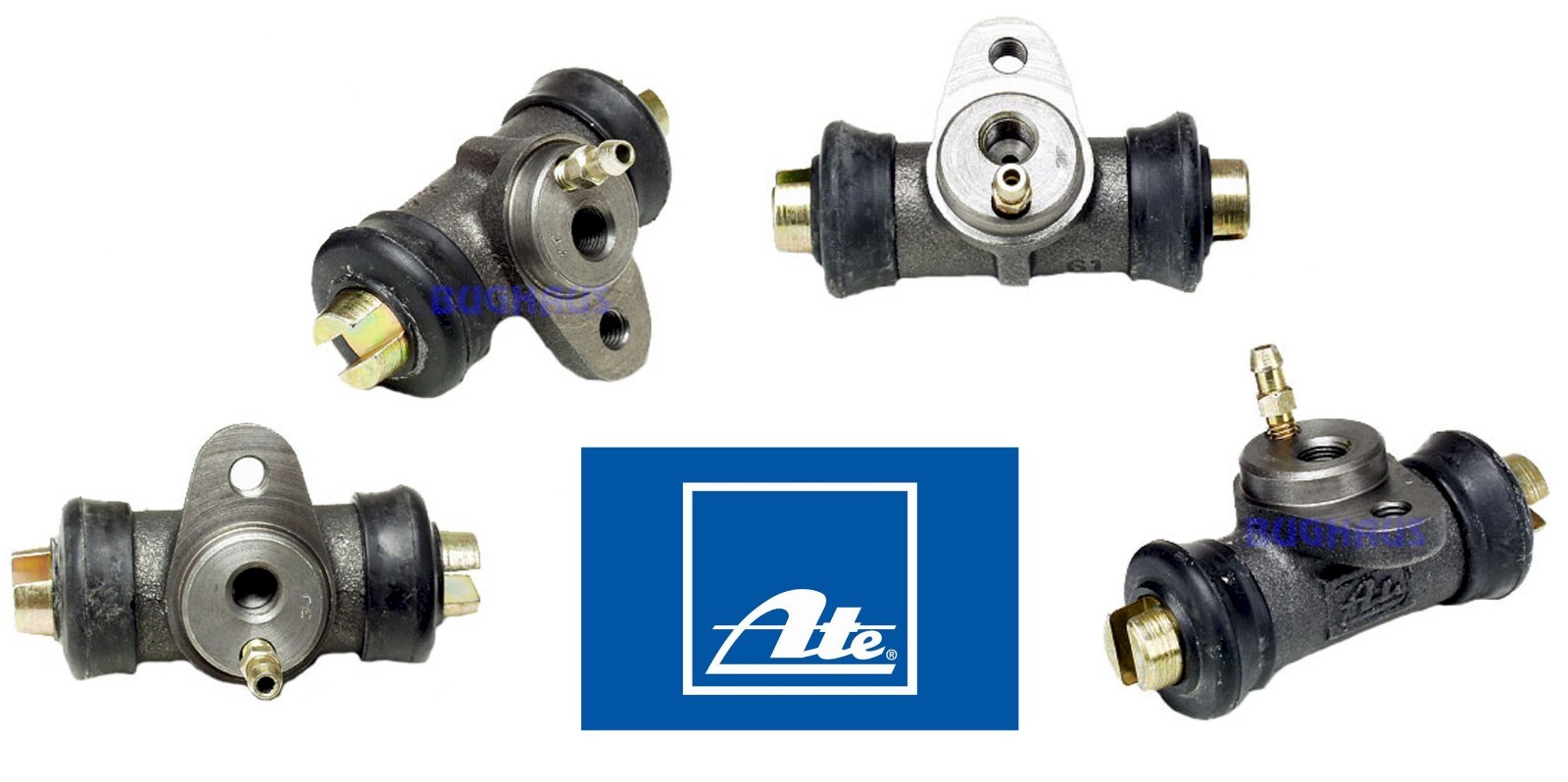 VW BEETLE 1968-1977 OEM WHEEL CYLINDER KIT 4 PCS GENUINE ATE 
