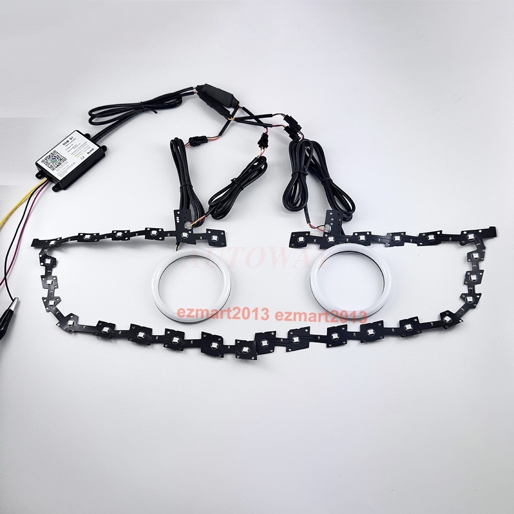 For Chrysler 300 11-23 Headlight Kit RGB LED DRL Boards Halo Rings Dynamic lamp For Chrysler 300 11-23 Headlight Kit RGB LED DRL Boards Halo Rings Dynamic lamp