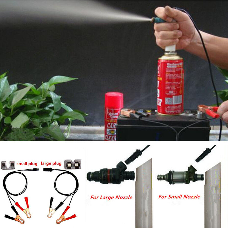 Auto Car Vehicles Tool Universal Fuel Injector Flush Cleaner Adapter DIY Kit Set
